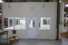Quality Assurance Lab - 20' x 20' with (1) 72" x 120" Double Door Entrance and (1) 36" x 84" Door, Friedrich Wall Mounted Air Conditioner, DISMANTELD, PALLETIZED AND READY FOR PICK UP