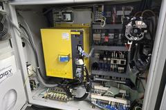 SNK Prodigy GT-27 CNC Gang Tool Lathe, Fanuc Series Oi Control,  C-Axis Programmable Spindle with Penumatic Driven Live Tools, Barfeeder, and Additional Tooling!