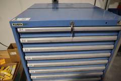 Lista 900 12-Drawer Blue Cabinet w/ Keys & Dividers