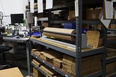(6) Adjustable Shelving Units with Shelves - NO CONTENTS