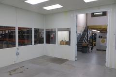 Quality Assurance Lab - 20' x 20' with (1) 72" x 120" Double Door Entrance and (1) 36" x 84" Door, Friedrich Wall Mounted Air Conditioner, DISMANTELD, PALLETIZED AND READY FOR PICK UP