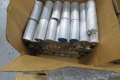 Aluminum 6061 Round Bar Stock, 2" x 4.5", Approximately 150