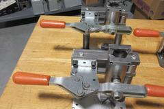 Round Stock Clamping Fixtures w/ De-sta-co Clamps