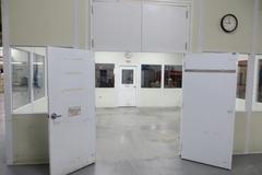 Quality Assurance Lab - 20' x 20' with (1) 72" x 120" Double Door Entrance and (1) 36" x 84" Door, Friedrich Wall Mounted Air Conditioner, DISMANTELD, PALLETIZED AND READY FOR PICK UP