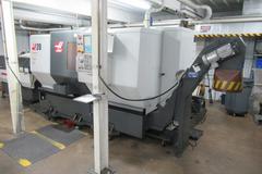 Haas ST-20 CNC Lathe Turning Center, 13"x22.5", 2.5" Bar Cap, Haas ServoBar 300 Bar Feed, Chip Con