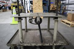 Economy Die Lift Cart, 36" x 24" Platform, Hand Crank Elevation
