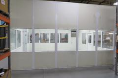 Quality Assurance Lab - 20' x 20' with (1) 72" x 120" Double Door Entrance and (1) 36" x 84" Door, Friedrich Wall Mounted Air Conditioner, DISMANTELD, PALLETIZED AND READY FOR PICK UP