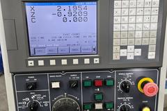 SNK Prodigy GT-27 CNC Gang Tool Lathe, Fanuc Series Oi Control,  C-Axis Programmable Spindle with Penumatic Driven Live Tools, Barfeeder, and Additional Tooling!