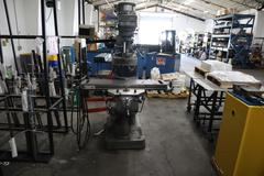 Alliant RT2 Vertical Mill 9" x 42" Table, Mitutoyo Digimatic 2-Axis DRO