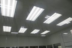 Quality Assurance Lab - 20' x 20' with (1) 72" x 120" Double Door Entrance and (1) 36" x 84" Door, Friedrich Wall Mounted Air Conditioner, DISMANTELD, PALLETIZED AND READY FOR PICK UP