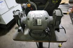 Washington 6" Bench Grinder and Ryobi Combination 6" Belt, 6" Disc Grinder on Stand