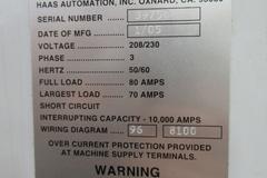 Haas VF-3SS CNC Vertical Machining Center, 40"x20"x25" Travels, 24 ATC, 12K RPM, High Speed Machining, Probing, Thru-Spindle Coolant