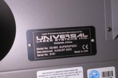 Universal Laser Systems SuperSpeed Multi-Beam Laser Engraving System Model X2-660