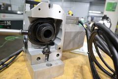 Haas HA5C Programmable Rotary Table, Brushless Sigma 5 Motor, Cables, Connector, Lever Closer
