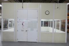 Quality Assurance Lab - 20' x 20' with (1) 72" x 120" Double Door Entrance and (1) 36" x 84" Door, Friedrich Wall Mounted Air Conditioner, DISMANTELD, PALLETIZED AND READY FOR PICK UP
