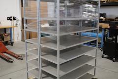 9-Level Heavy Duty, Light Grey Shelf (2)