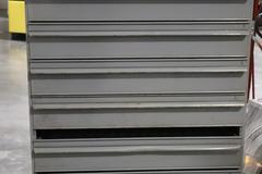10-Drawer Heavy Duty Cabinet w/ Racks For 600 5C Collets