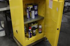 ULine Model H-2218M Flammable Liquid Storage Cabinet - NO CONTENTS