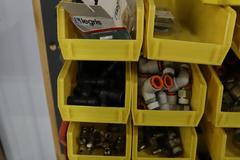 Air Hardware and Fitting in Plastic Bins