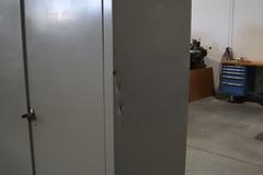 Heavy-Duty Steel 2-Door Light Grey Cabinet
