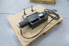Beere Precision Products 6-360 6-Spindle 5C Collet Rotary Fixture with Haas Brushless Motor and Cables Mounted to 22" x 20.5" Plate