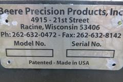 Beere Precision Products 6-360 6-Spindle 5C Collet Rotary Fixture with Haas Brushless Motor and Cables Mounted to 22" x 20.5" Plate