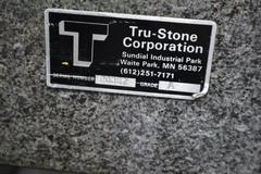 TruStone Granite Surface Plate, Grey, Grade A, 48" x 36" x 6.25" with Steel Stand
