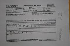 Stainless Steel 303 UNS 30300 Bar, 2.5" Diam x 4" Length with Certifications