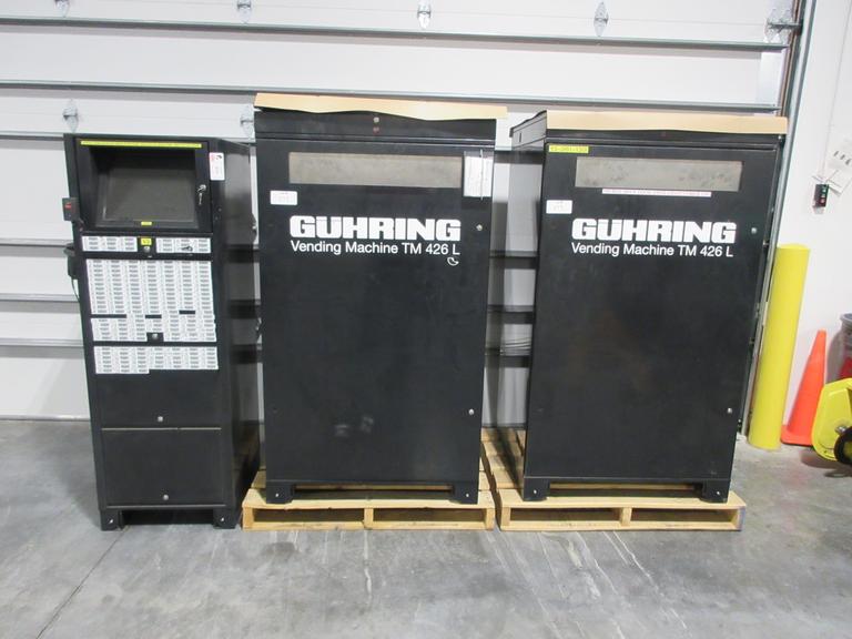 Guhring TM426L Tool Dispensing System - Inventory Management - (2) Vending Machines w/ Main Control Unit (Model TM426)