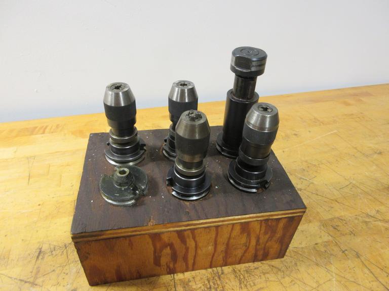 CAT40 Tool Holders W/ Albrecht (3) ROHM Keyless Chucks & More!