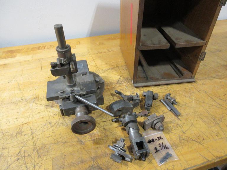 Adjustable Angle Wheel & Tool Forming Manual Machine W/ Wood Case