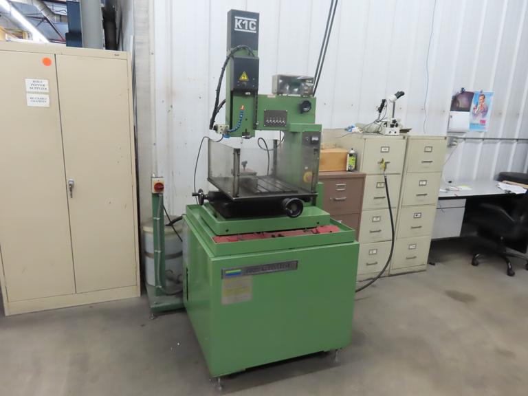 Sodick K1C Electrical Discharge Machine Drill / Hole Popper, Mitutoyo 2-Axis DRO, EBBCO Filtration System