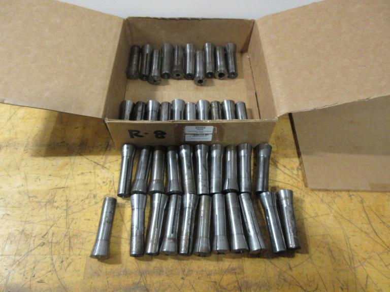 Assorted R8 Collets 1/8"-3/4" (40)