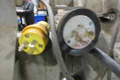 Skil Double End Pedestal Grinder 7" Wheels W/ Heavy Duty Base - 440 Volt 3-Phase