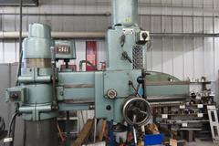 Arboga RLM-3512 Radial Arm Drill, Power Elevation, Box Table 3 HP,  Power Quill Feed and MORE!