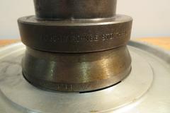 Jacobs Spindle Nose Lathe Chuck w/ 7/8" & 1-3/16" Rubber Collets With Hardinge 8050 Standard Thread