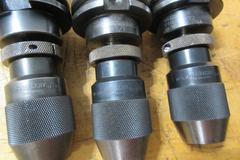 CAT40 Tool Holders W/ Albrecht (3) ROHM Keyless Chucks & More!