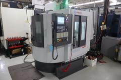 Hardinge-Bridgeport Model V480 APC Vertical Machining Center with 2-Station Automatic Pallet Changer, 10K Spindle, Probing System, Chip Conveyor
