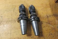 CAT40 Tool Holders W/ Albrecht (3) ROHM Keyless Chucks & More!