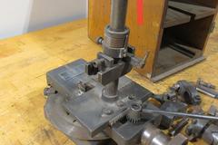 Adjustable Angle Wheel & Tool Forming Manual Machine W/ Wood Case