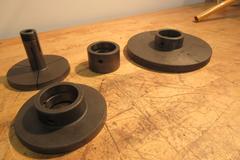 Hardinge 2" & 5" Step Chuck Closer w/ Hardinge 9-7/8" Face Plate & 5" Emergency Collet