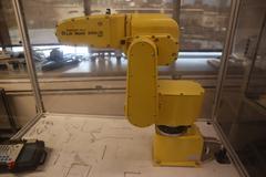 Fanuc Robot LR Mate 200iB/HP Robotic Arm, Fanuc R-J3iB Mate System, Remote Teach Pendant, Enclosure