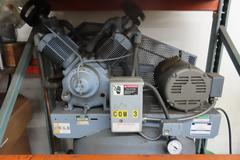 Gardner Denver VR7-8 7.5 HP Piston Type Air Compressor with 80 Gallon Reservoir Tank