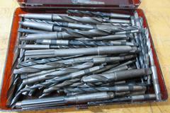 Case Of HSS Drills & Reamers - Mostly Morse Taper No.1 - No.2