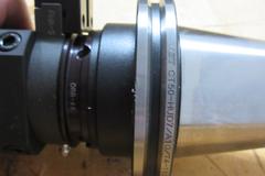 MST CT50-HUA10-150-T110 Split-Collet Type CTH10/C10 Right-Angle Milling Head w/ Manual, Mounted On CAT50 (New Unused)