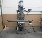Bridgeport Series I-2HP Vertical Knee Mill, Sony Millman 2-Axis DRO, 9"x 48" Table, X-Axis Power Feed, Power Quill Feed, Chrome Ways
