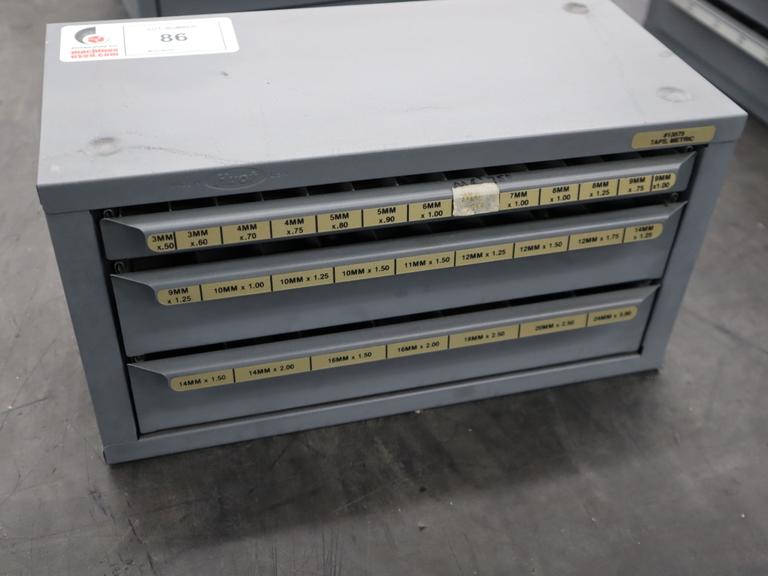 Huot Drill Index, Metric Taps - 3 Drawer