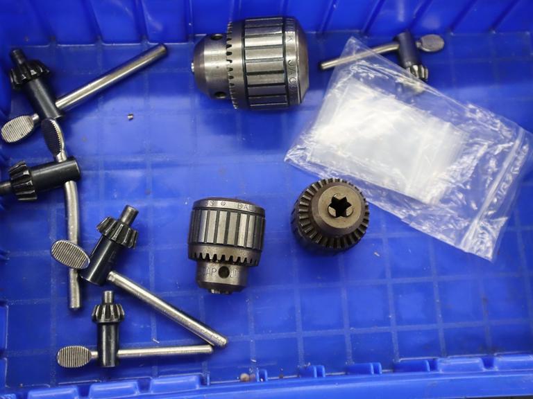 Jacobs Drill Chucks and Keys, Assorted