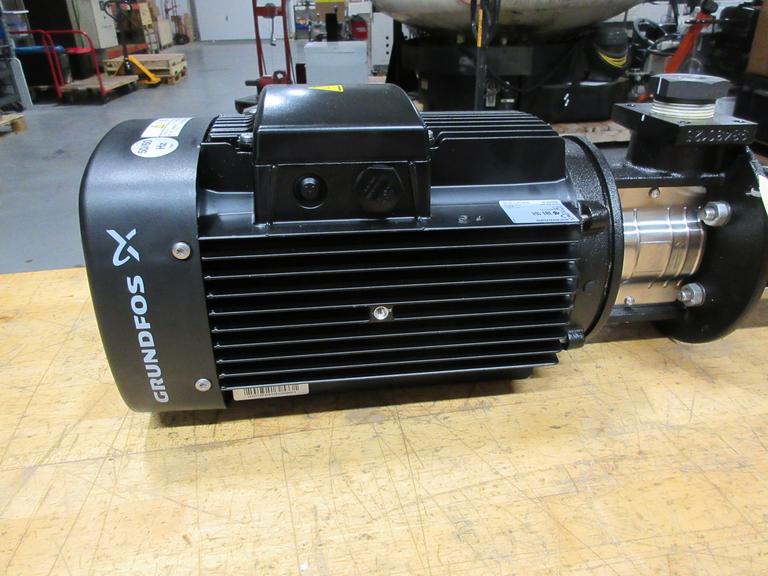 Grundfos MG100LC2-2828FT130-H3, Makino A51 HP Coolant Pump, 500 PSI Max, ***New Never Hooked Up***
