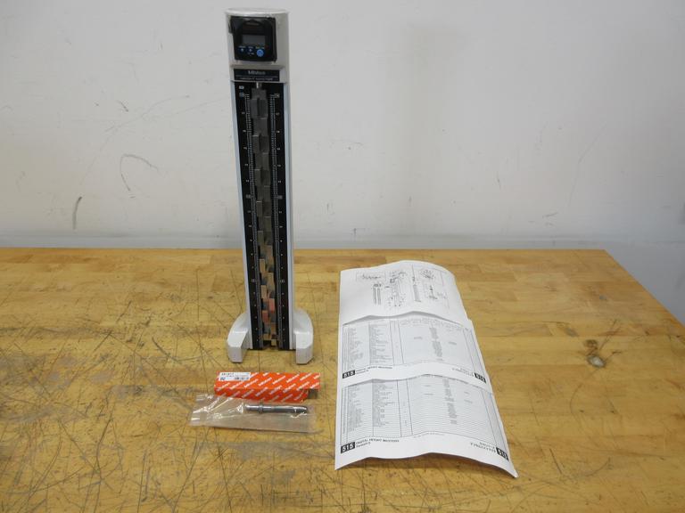 Mitutoyo 515-377 18" Digital Height Master Gage,  with New Lead Screw in Box *** Missing Micrometer Head Thimble Assembly, For Parts or Repair***